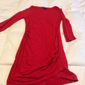 3/4 length sleeve cotton express dress.